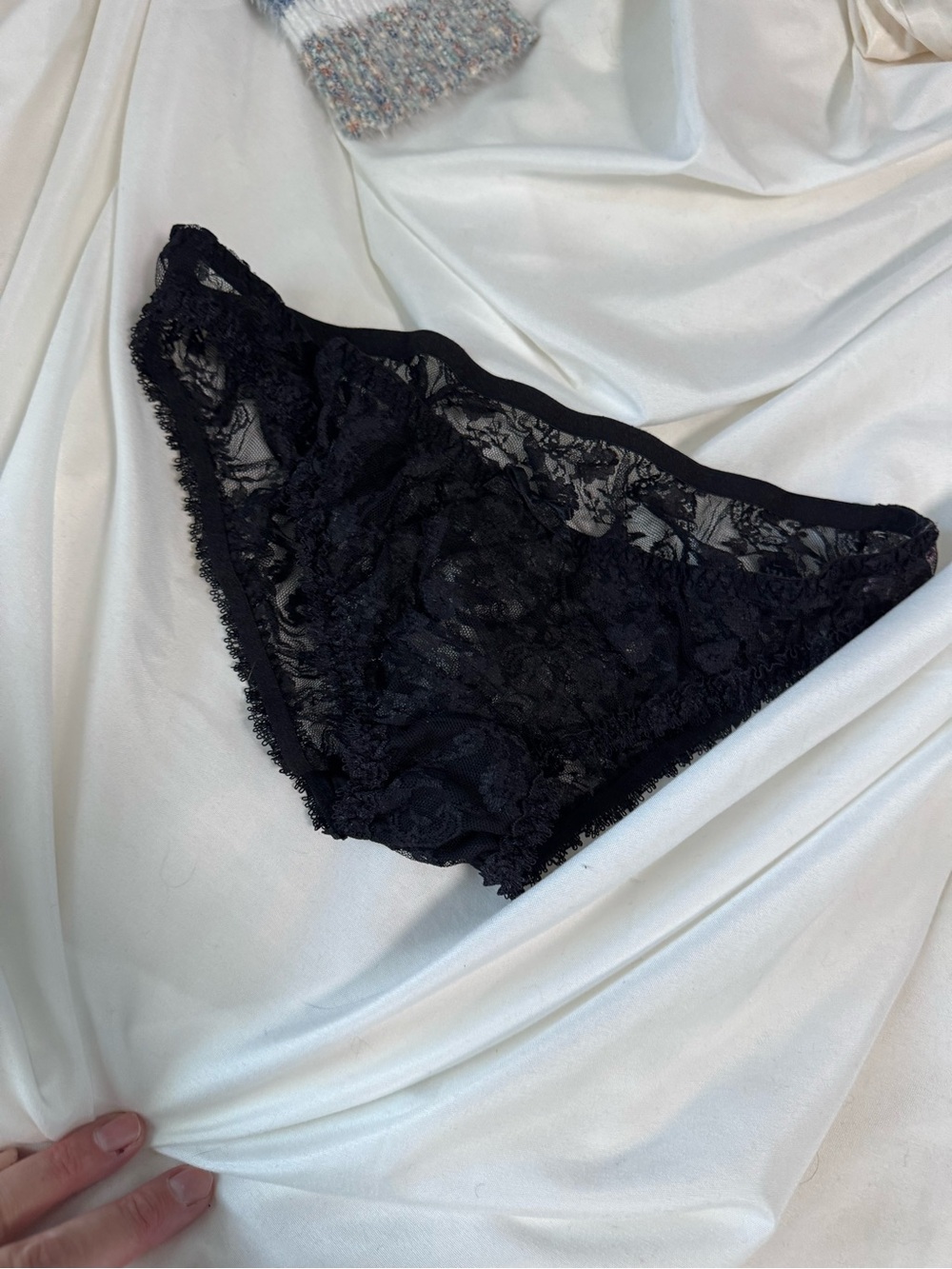 Agent Provocateur Black Lace Bikini Brief
